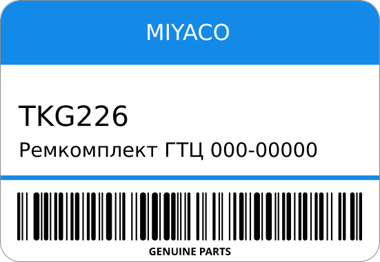 Ремкомплект ГТЦ 000-00000 FT-4080/TK-G226 MR205313/ SPACE GEAR 1 MIYACO TKG226